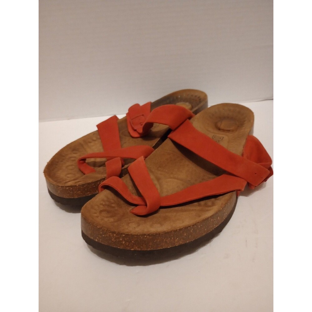 Women's Dexter Reflex Slides Slip on Shoes 10 M  Red